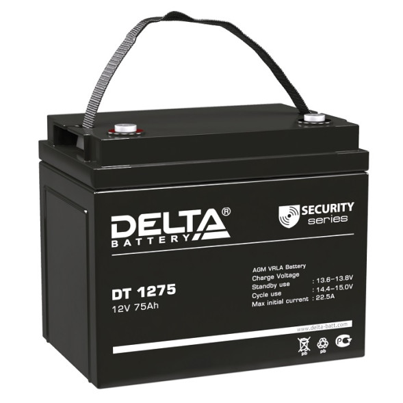 Свинцово-кислотный аккумулятор Delta DT 1275